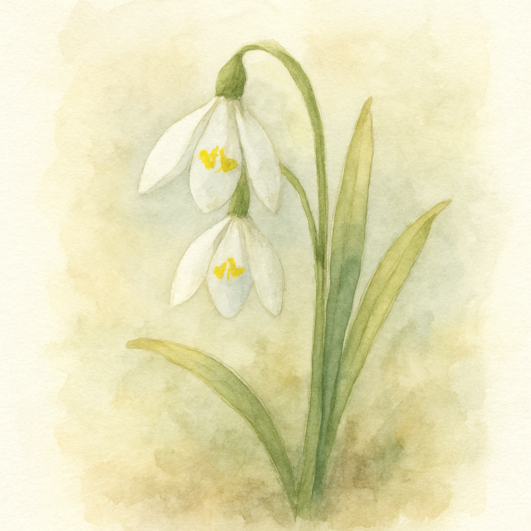 Galanthus ‘Dryad Gold Star’