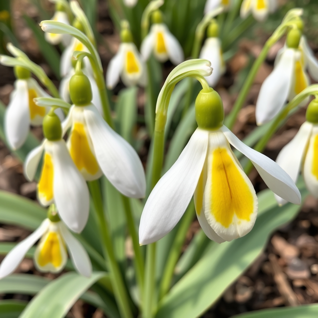 Galanthus ‘Golden Fleece’