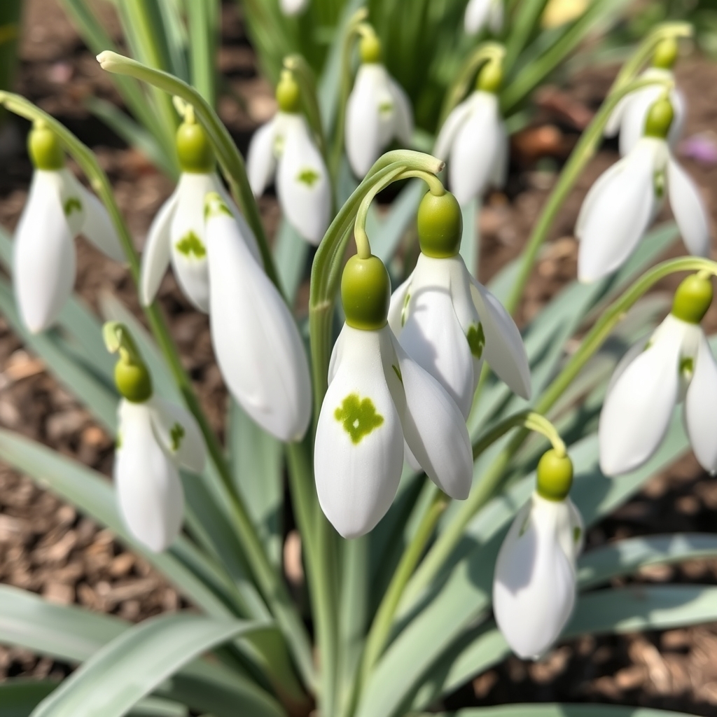 Galanthus ‘Michael Myers Green Tip’