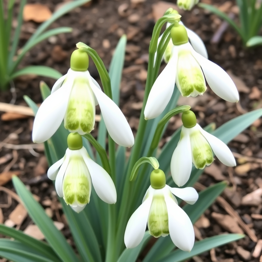 Galanthus ‘Cowhouse Green’
