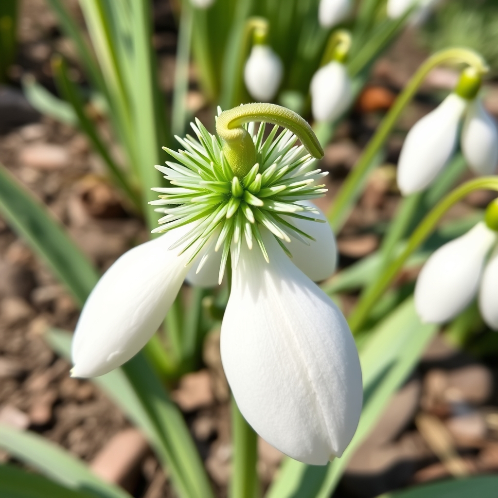 Galanthus ‘Double Hedgehog’