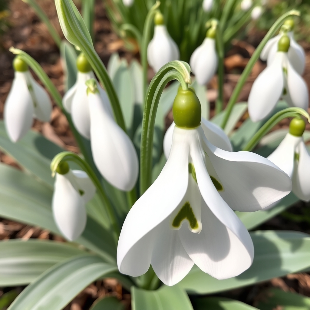 Galanthus elwesii ‘Polar Bear’