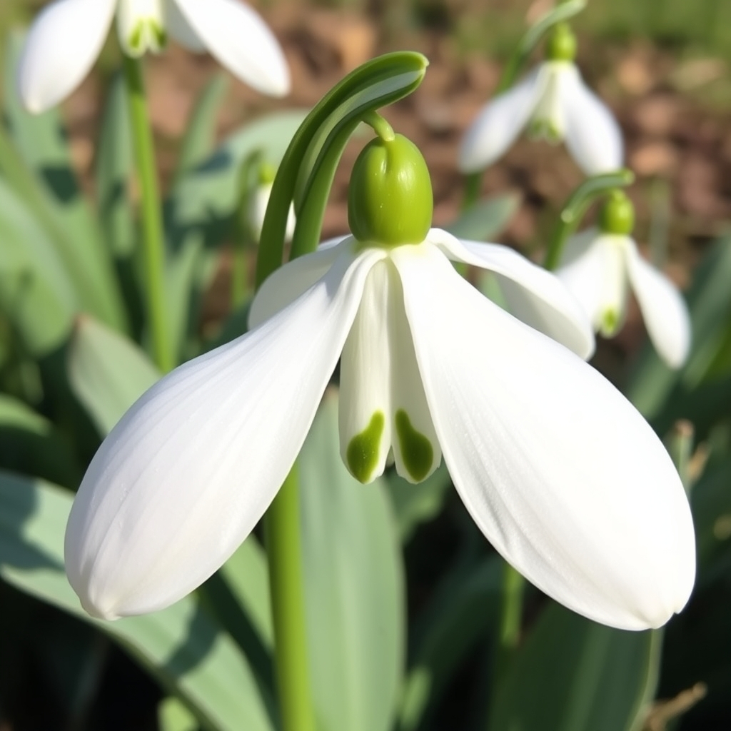 Galanthus elwesii ‘Frank Lebsa'