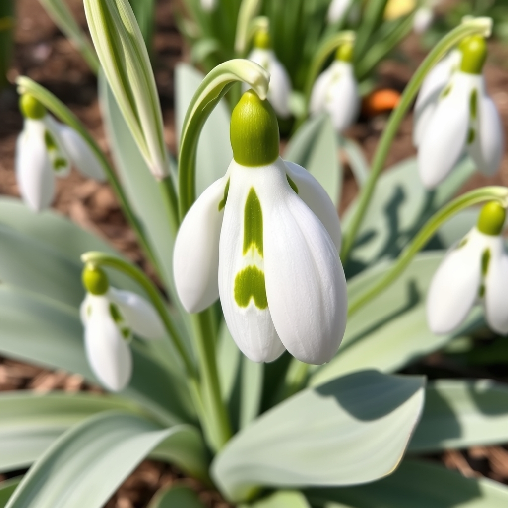 Galanthus elwesii var. elwesii 'Kyre Park'