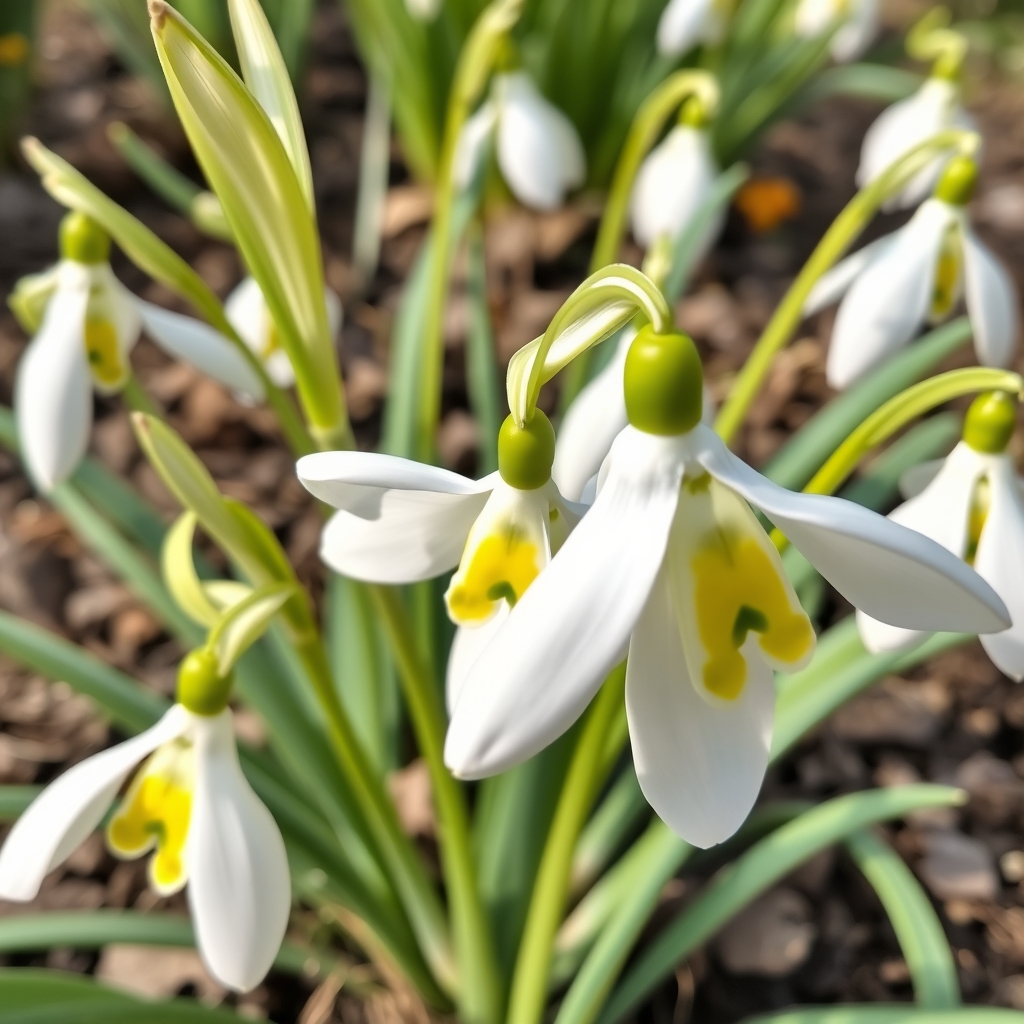 Galanthus ‘Fiona’s Gold’