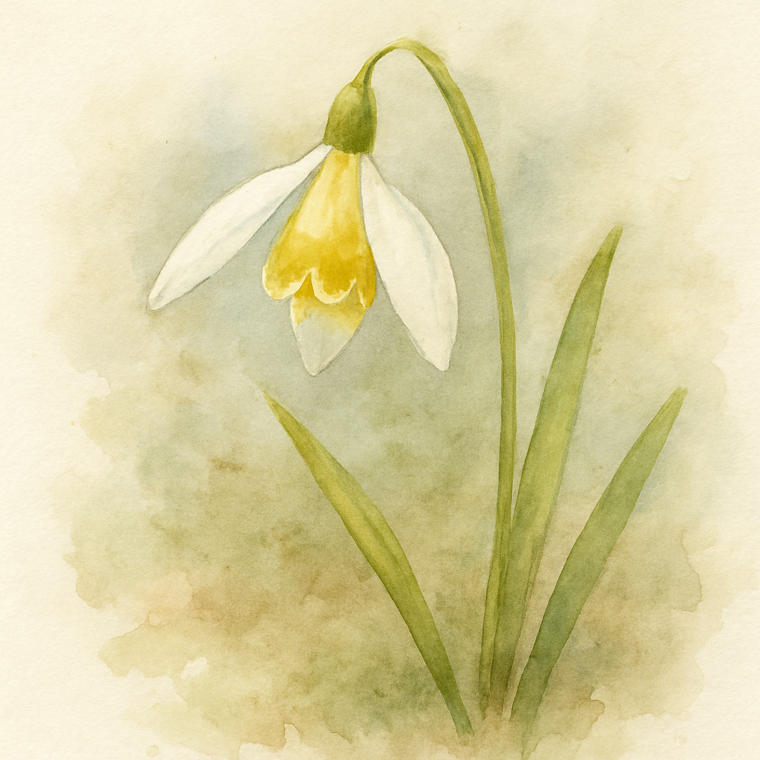 Galanthus ‘Fiona’s Gold’