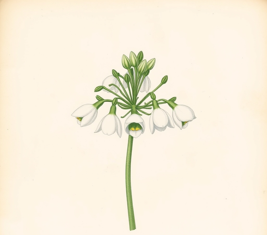 Galanthus Green Brush