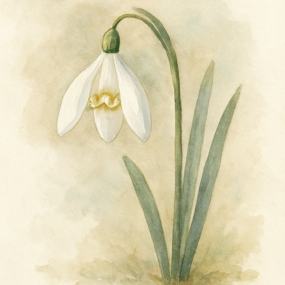 Galanthus nivalis 'Lady Elphinstone'