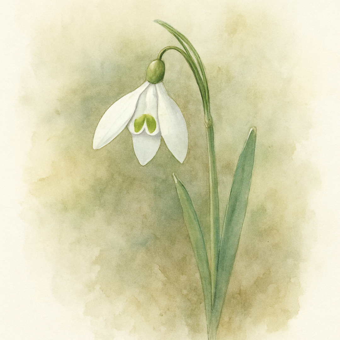 Galanthus nivalis Viridapicis
