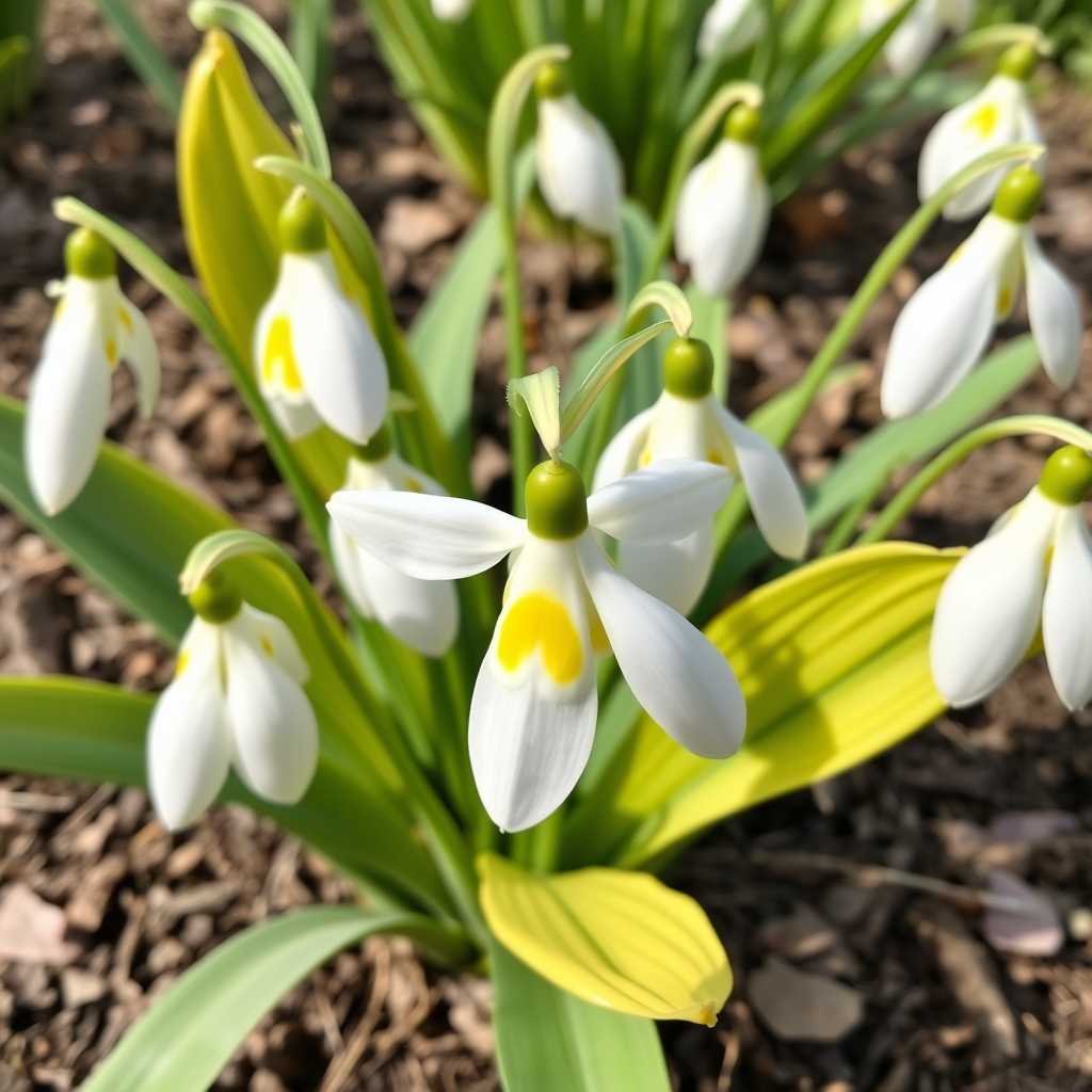 Galanthus plicatus 'Golden Fleece'