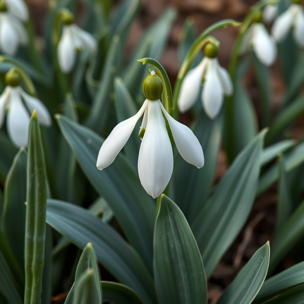 Galanthus plicatus 'Green Lantern'