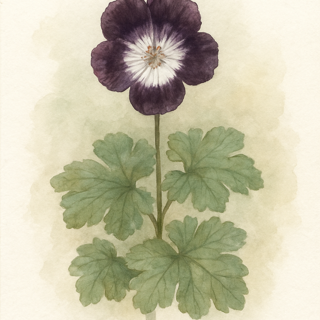 Geranium ‘Black and White’