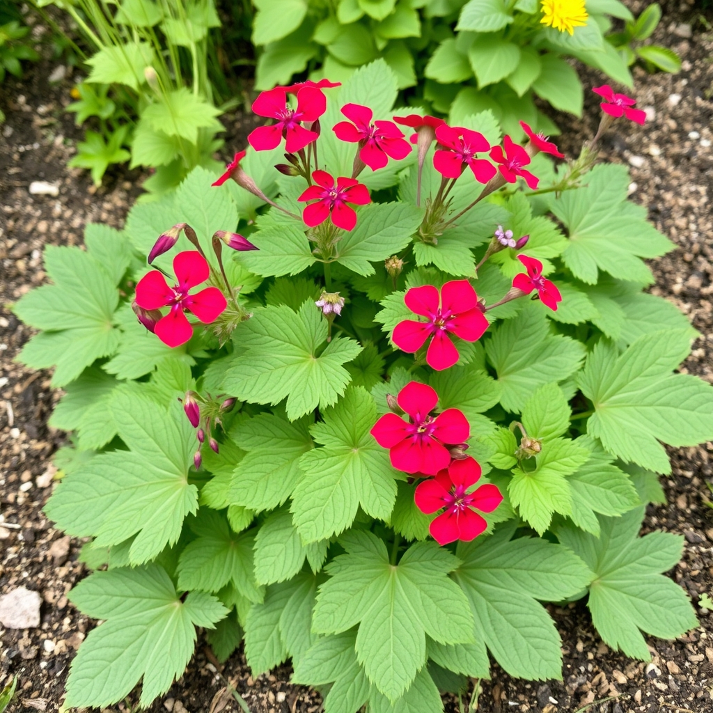 Geranium Bright Red Plant