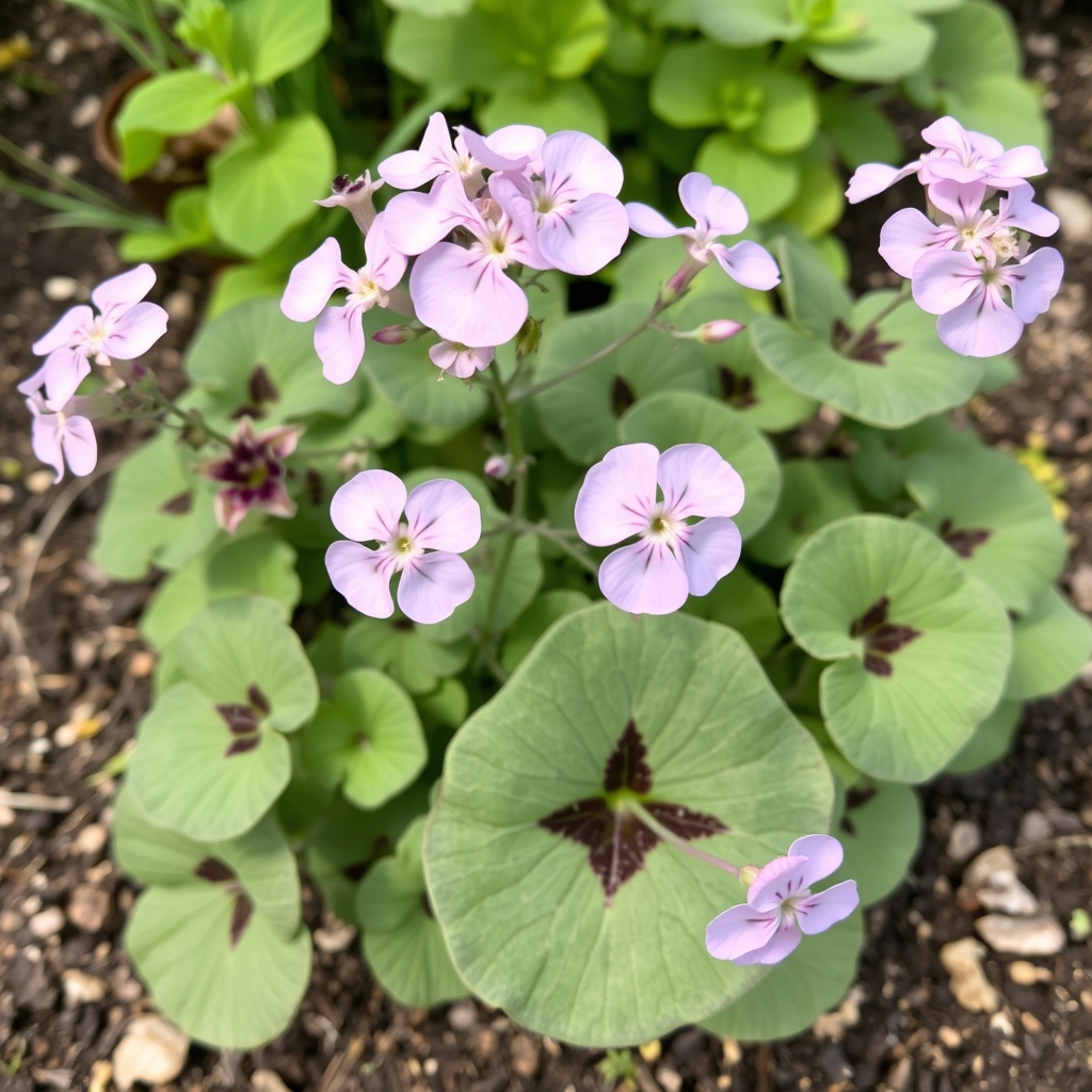 Geranium Bullseye Light Pink