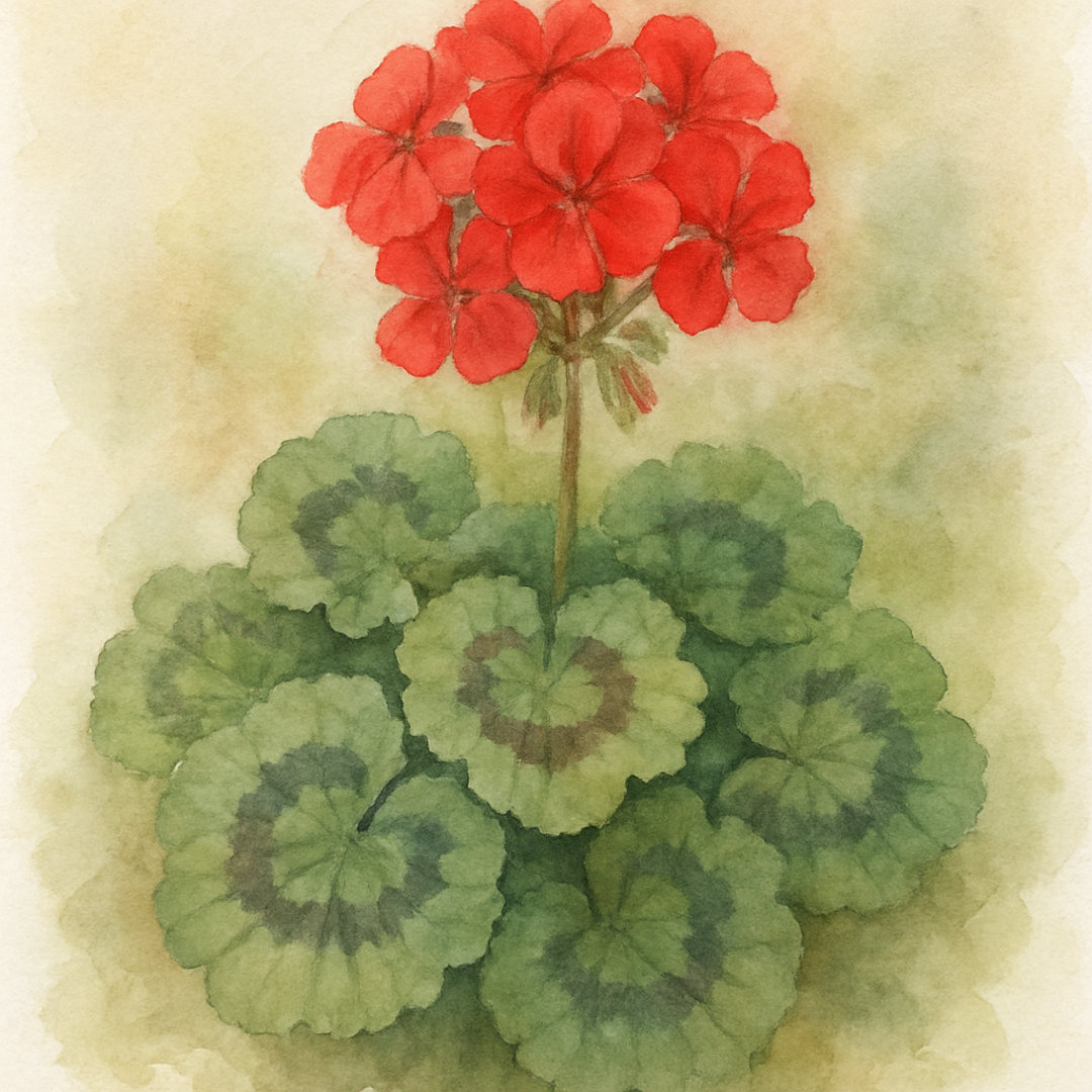 Geranium Bullseye Scarlet