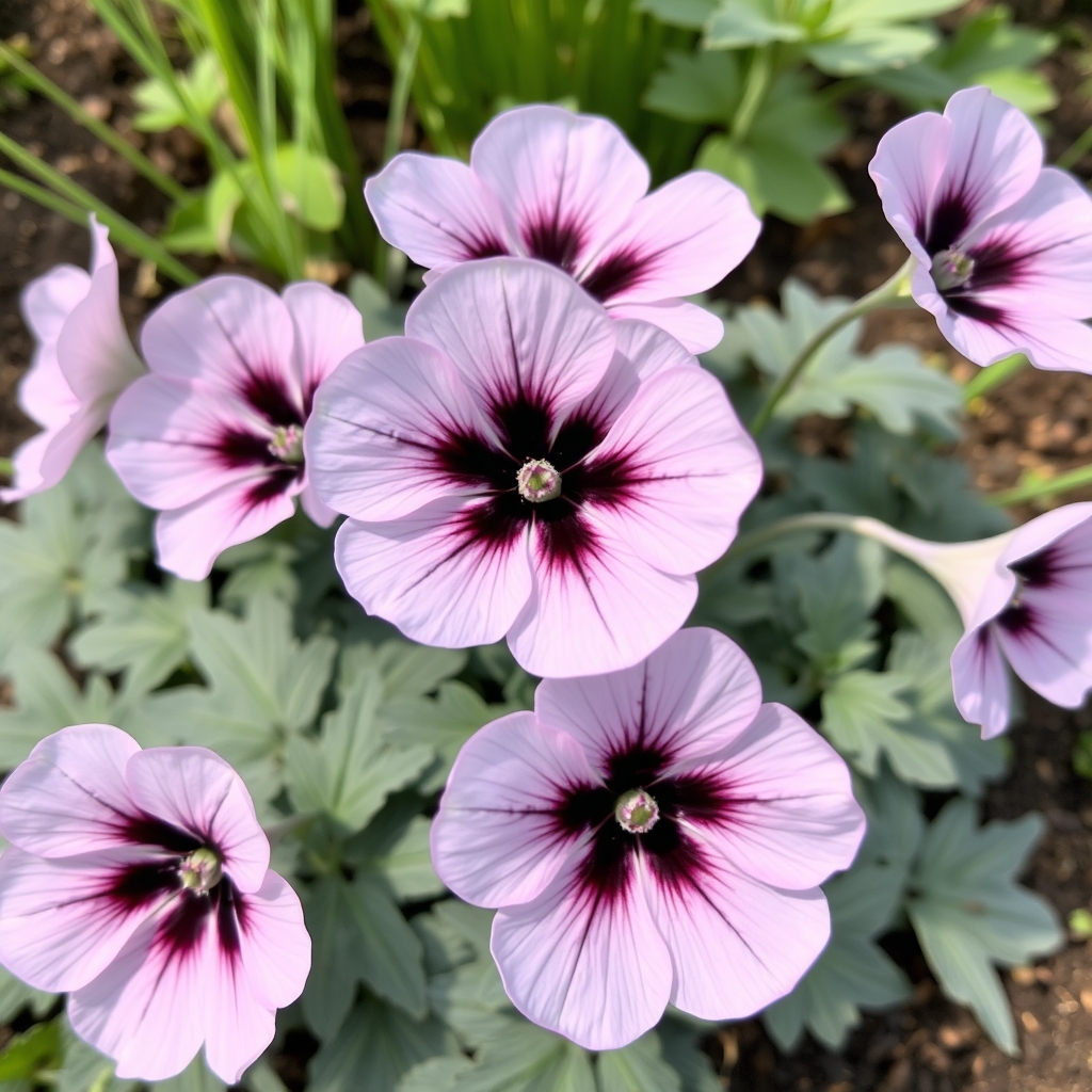 Geranium cinereum 'Dark Eyed Lady'