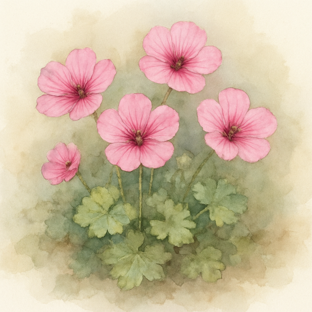 Geranium cinereum 'Jolly Jewel Raspberry'
