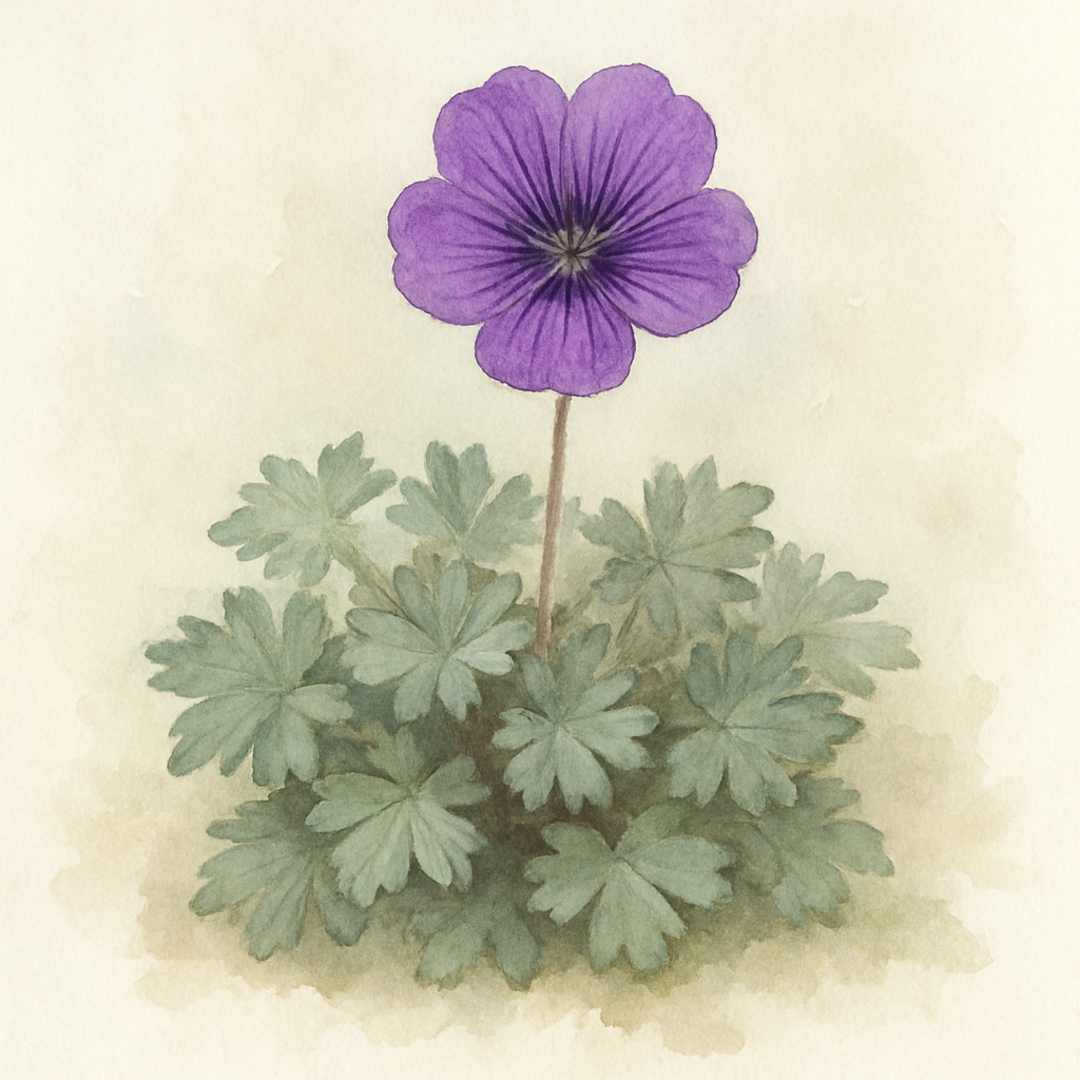 Geranium cinereum ‘Jolly Jewel Violet’