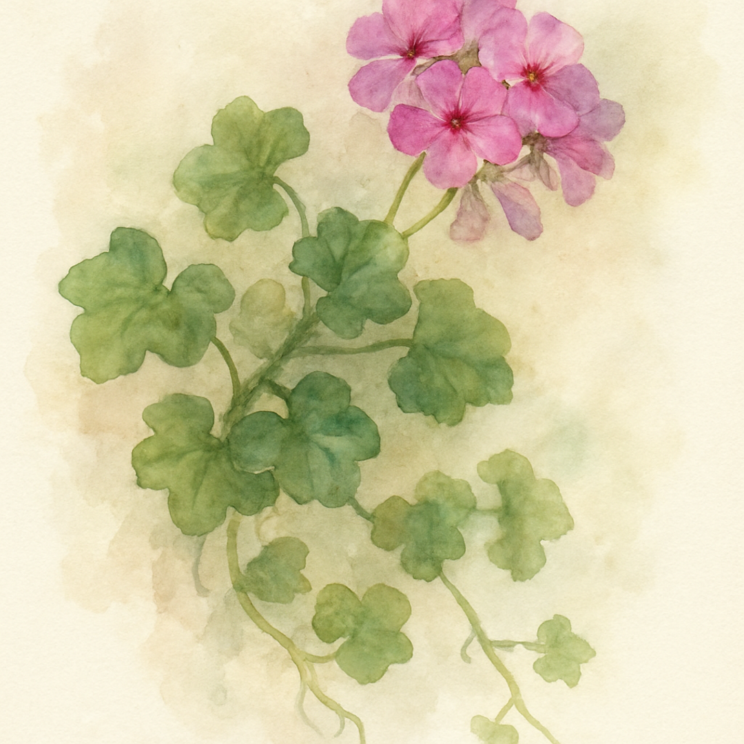 Geranium Ivy Leaf Marimba Basket Plants