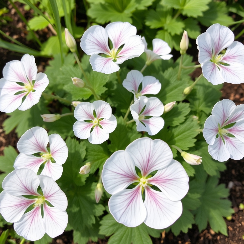 Geranium Kashmir White