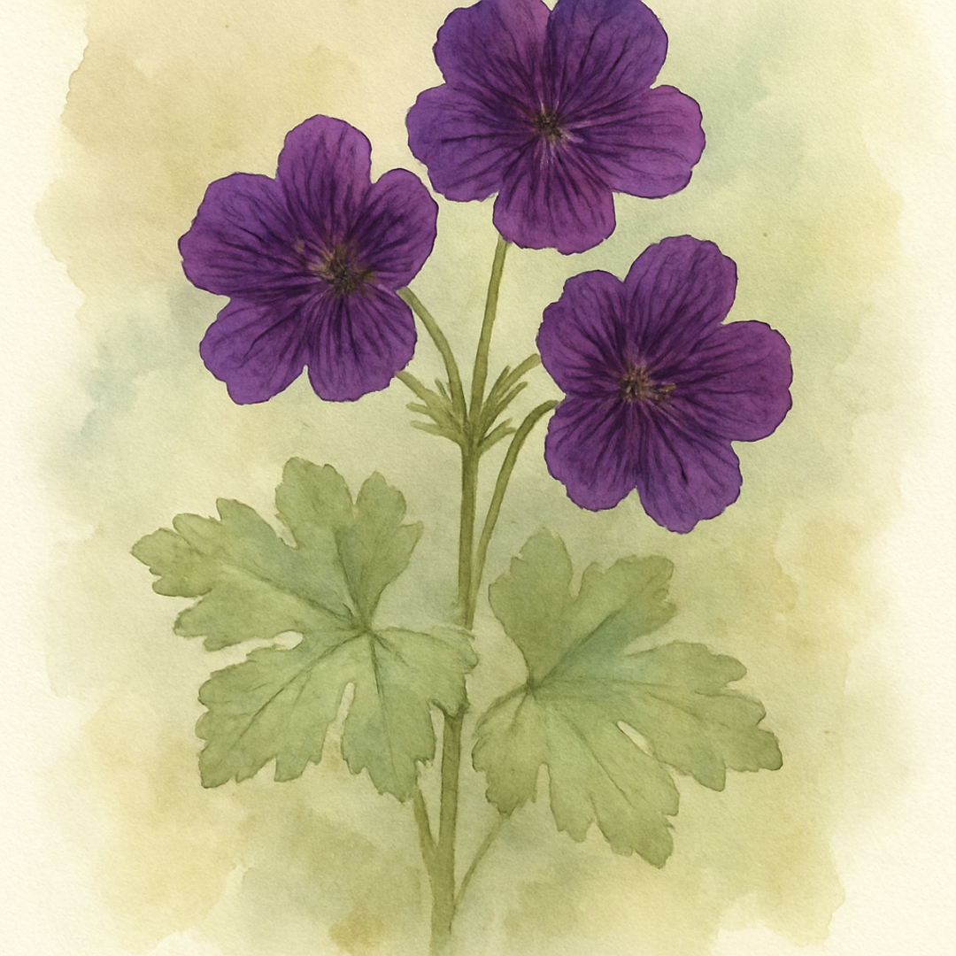 Geranium maculatum 'Schokoprinz'