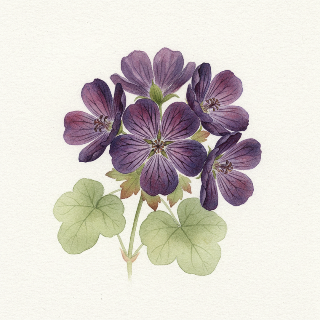 Geranium maculatum 'Schokoprinz'