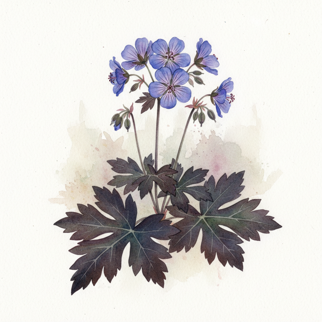 Geranium maculatum 'Stormy Night'