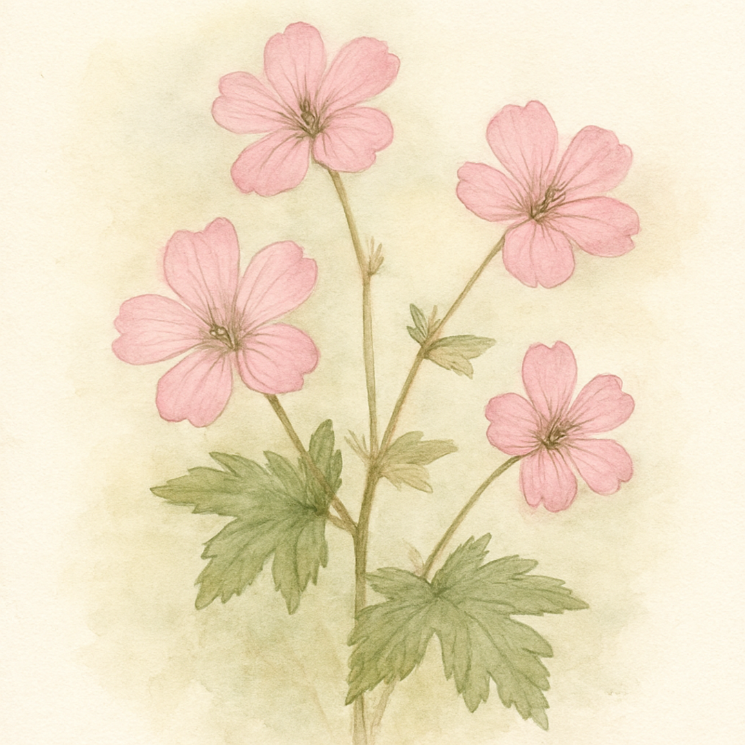 Geranium × oxonianum 'Walter's Gift'