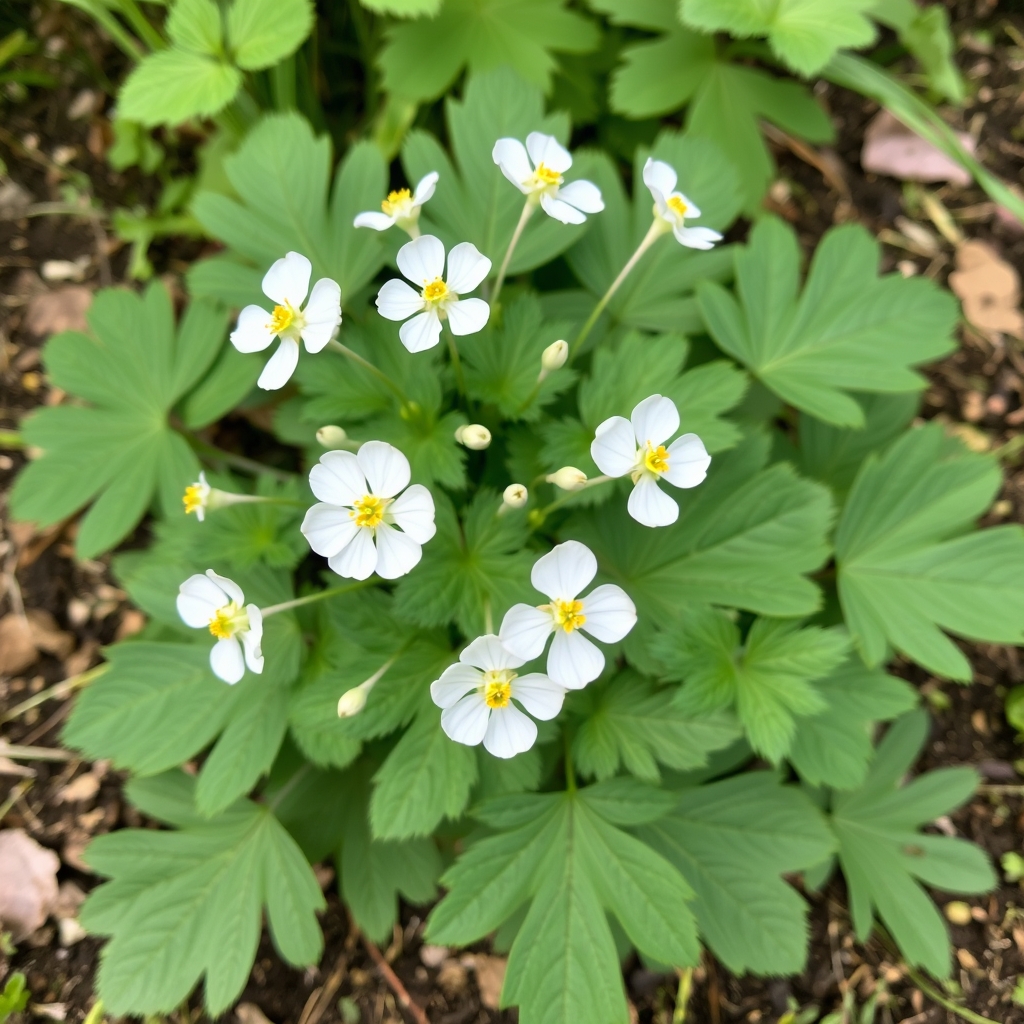 Geranium phaeum ‘Album’