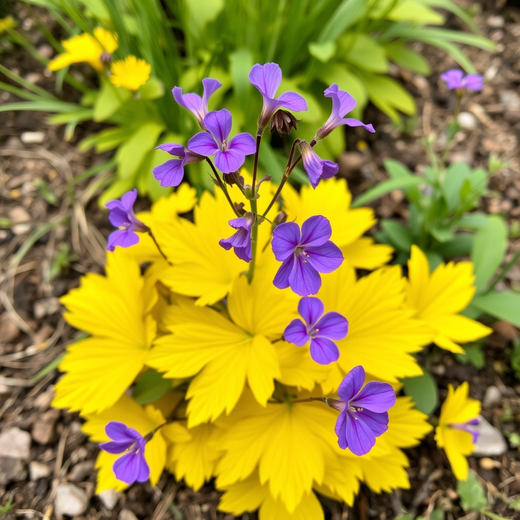 Geranium phaeum ‘Golden Spring’