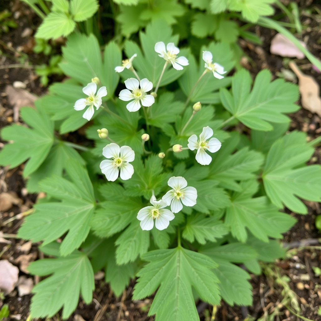 Geranium phaeum ‘Joseph Green’