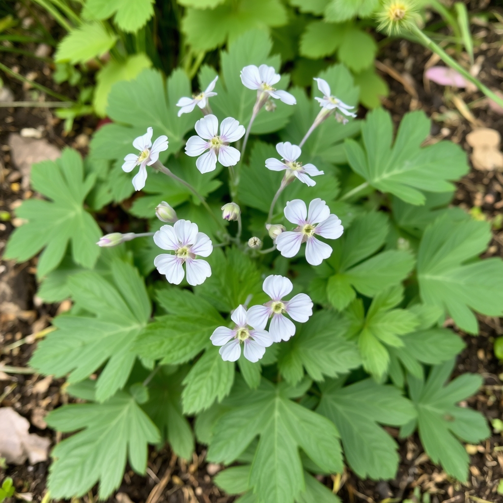 Geranium phaeum ‘Marchants Ghost’