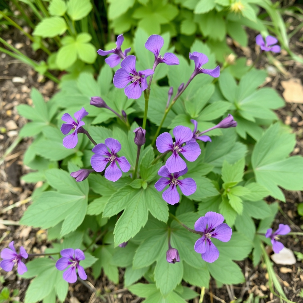 Geranium phaeum Ann Logan