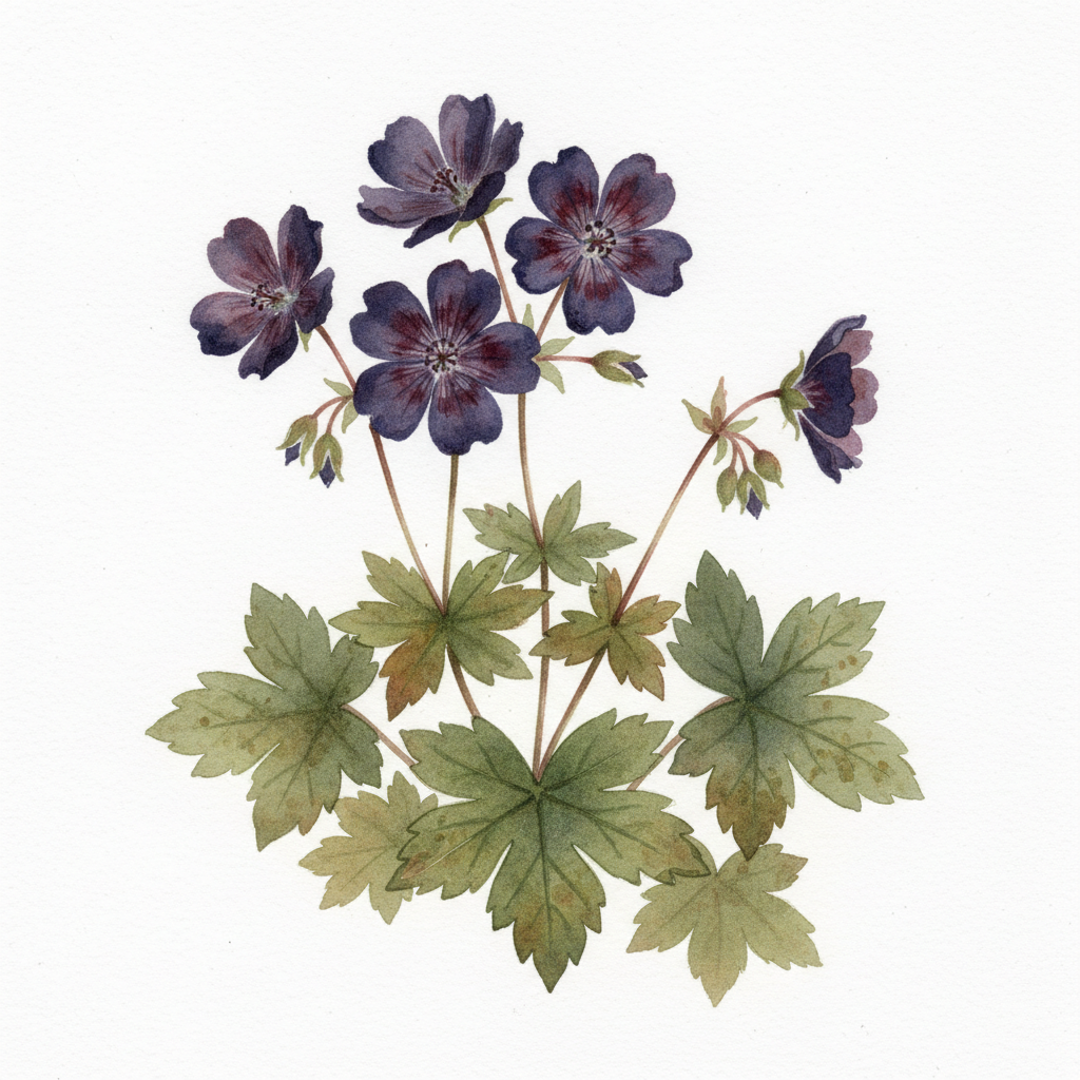 Geranium phaeum ‘David Bromley'