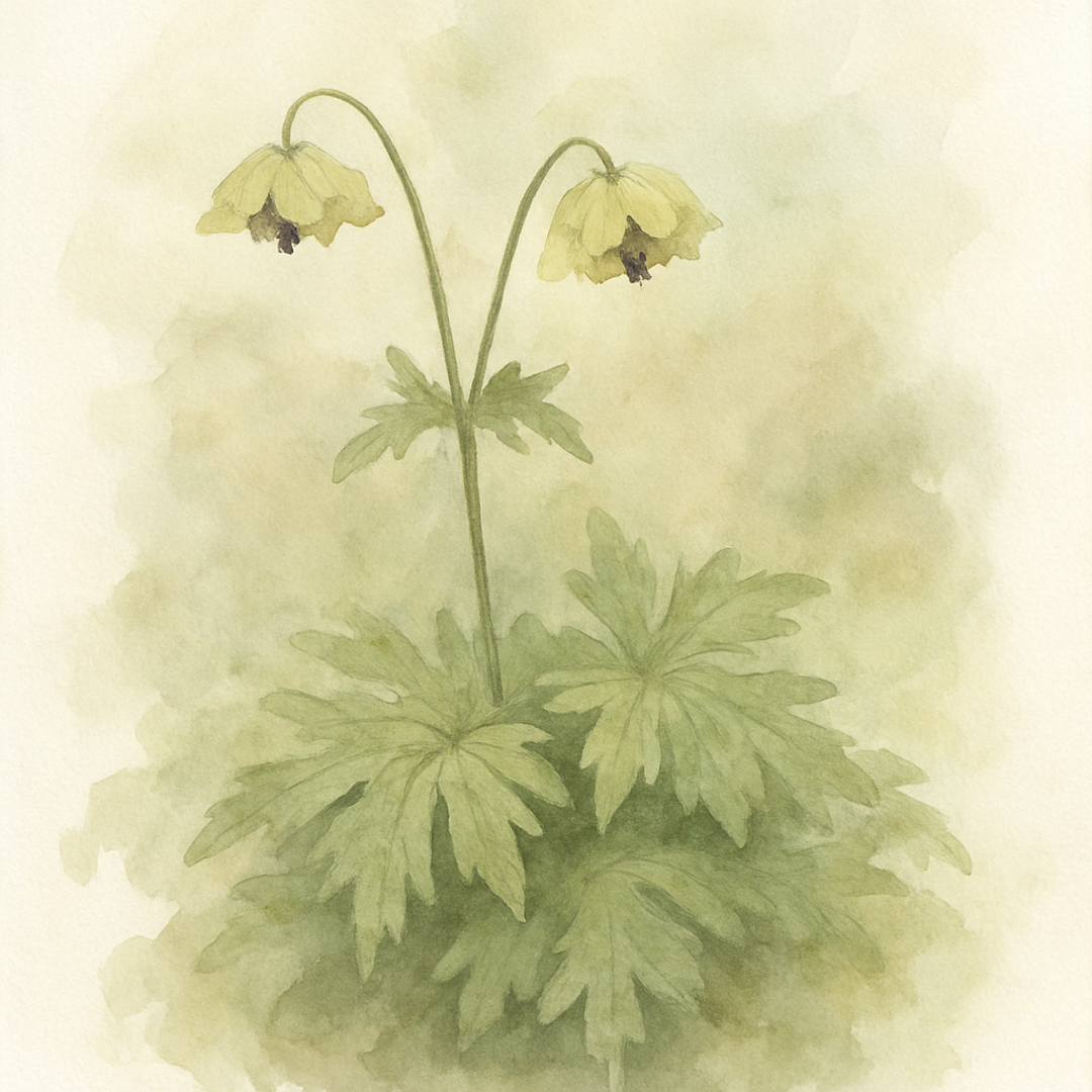 Geranium phaeum 'Green Ghost'