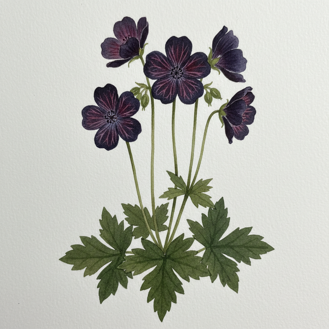 Geranium phaeum 'Lady in Mourning'