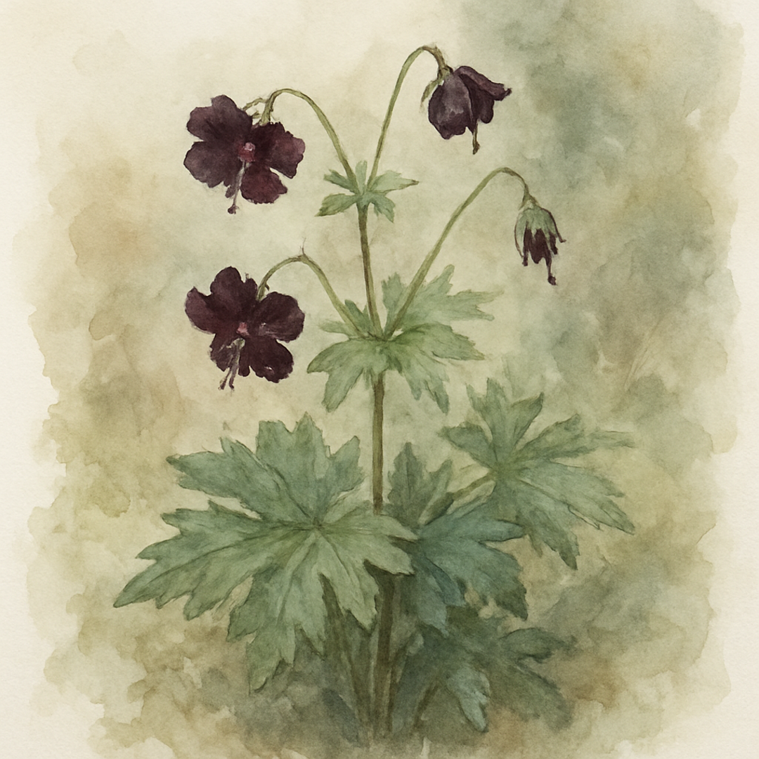 Geranium phaeum ‘Raven’