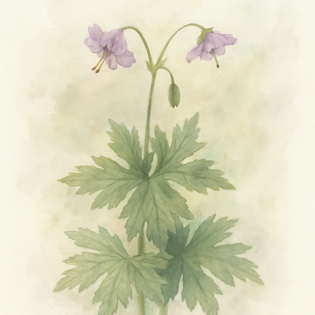 Geranium phaeum var. lividum ‘Majus’
