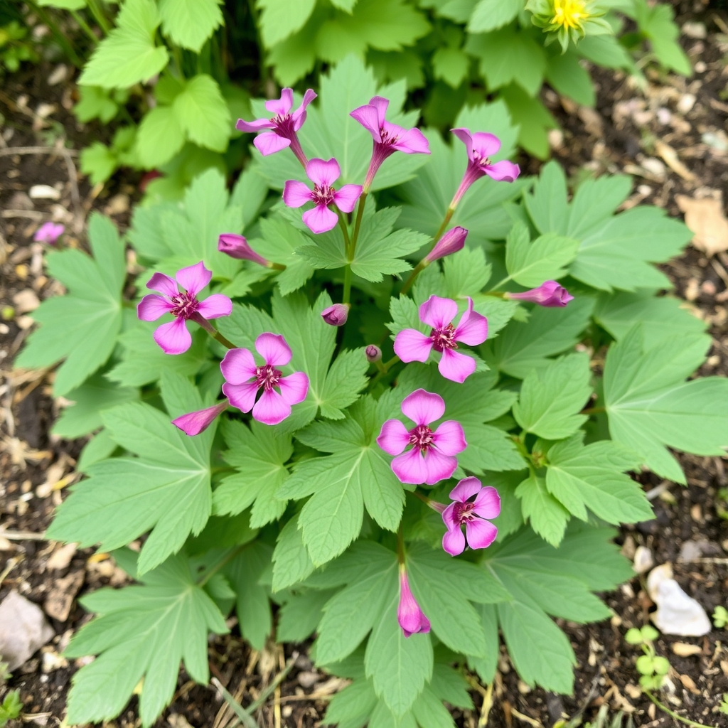 Geranium phaeum var lividum ‘Rose Madder’