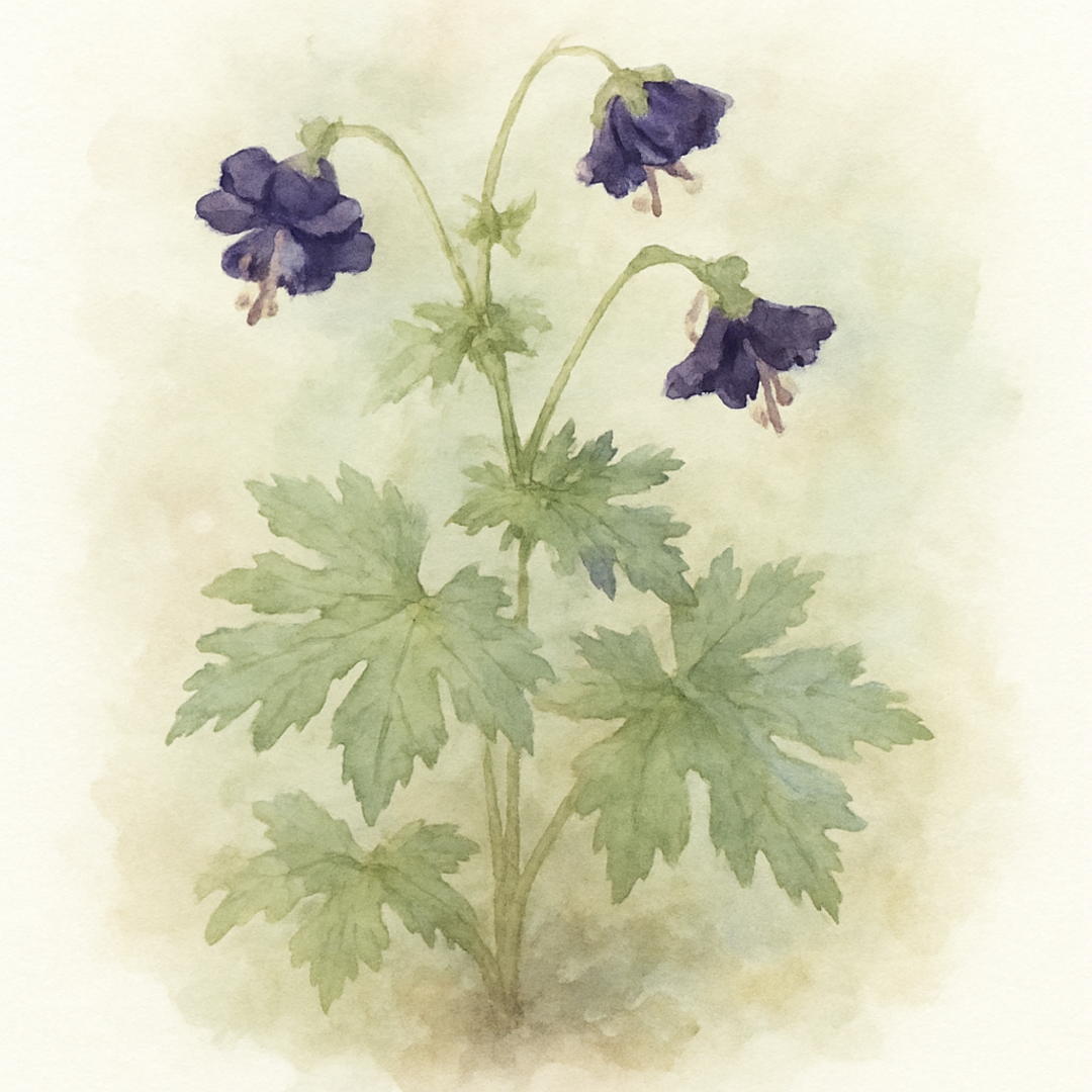 Geranium phaeum ‘Waterer’s Blue’