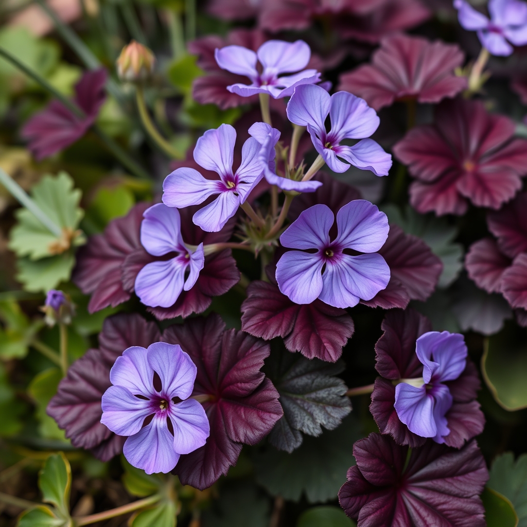 Geranium pratense ‘Dark Reiter’ (Victor Reiter Group)