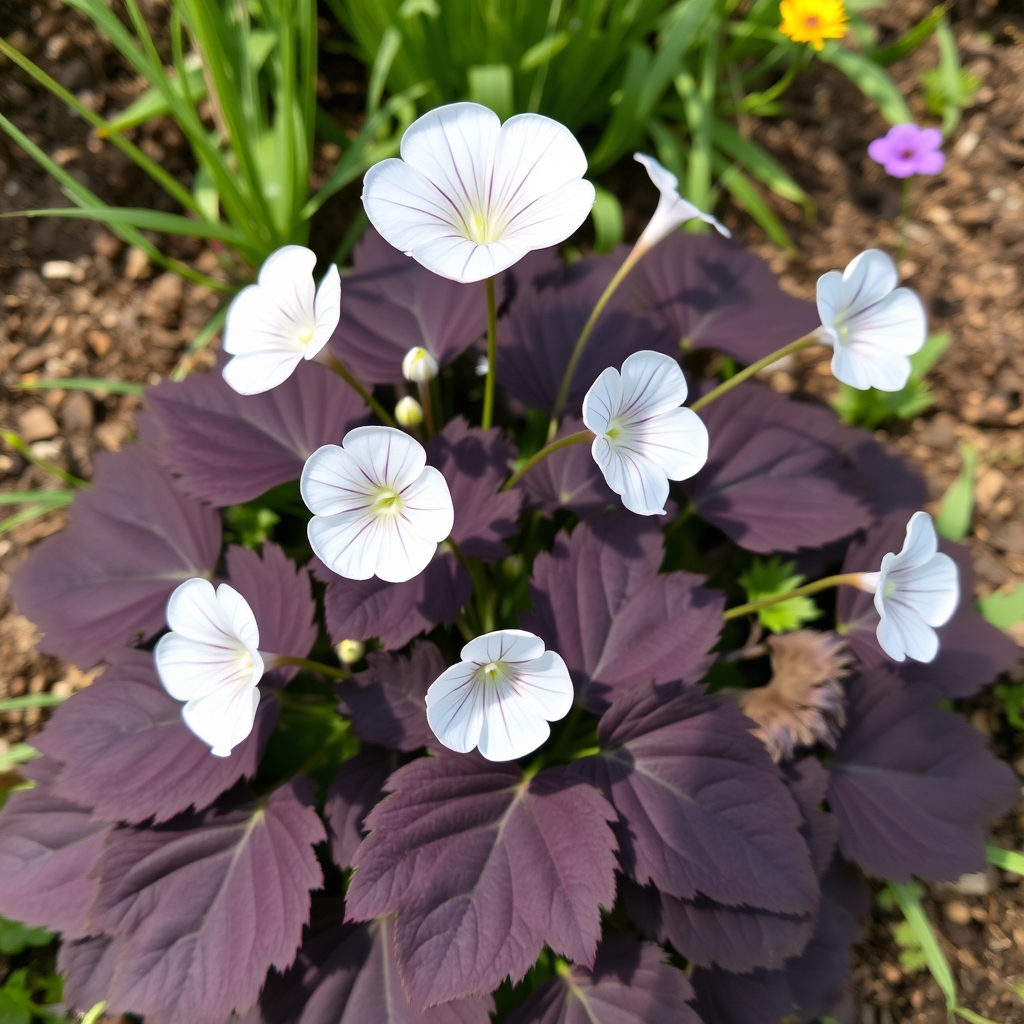 Geranium pratense ‘Midnight Ghost’