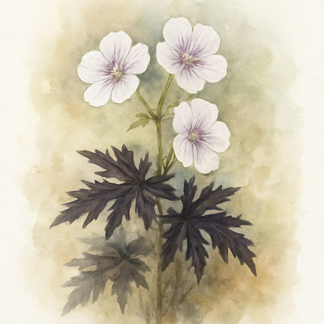 Geranium pratense ‘Midnight Ghost’