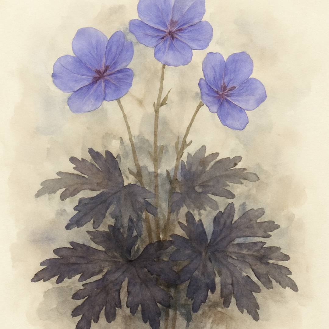 Geranium pratense Midnight Reiter