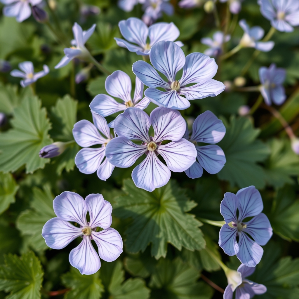 Geranium pratense Mrs Kendall Clark