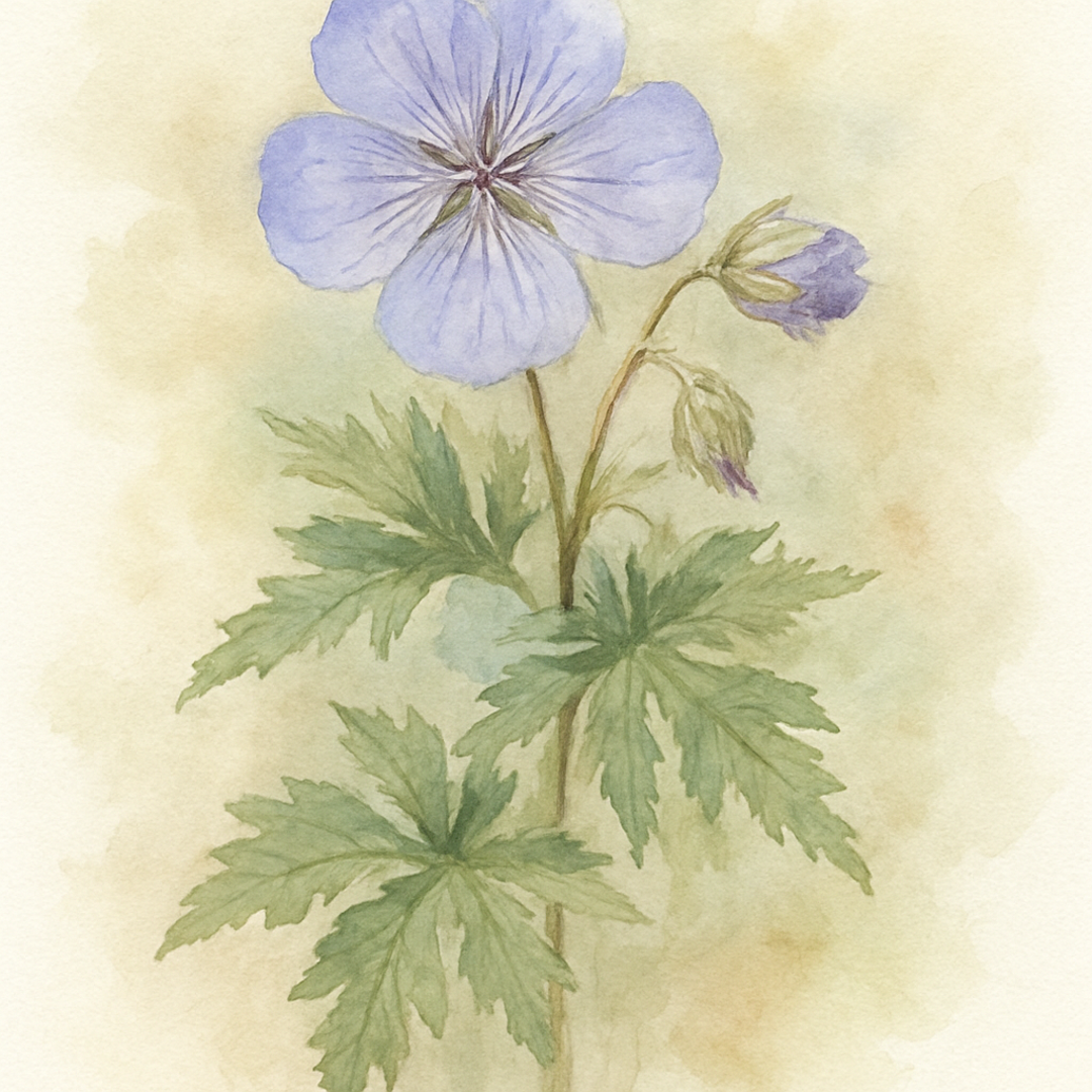 Geranium pratense Mrs Kendall Clark