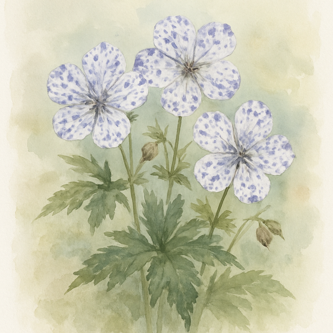 Geranium pratense Splish Splash