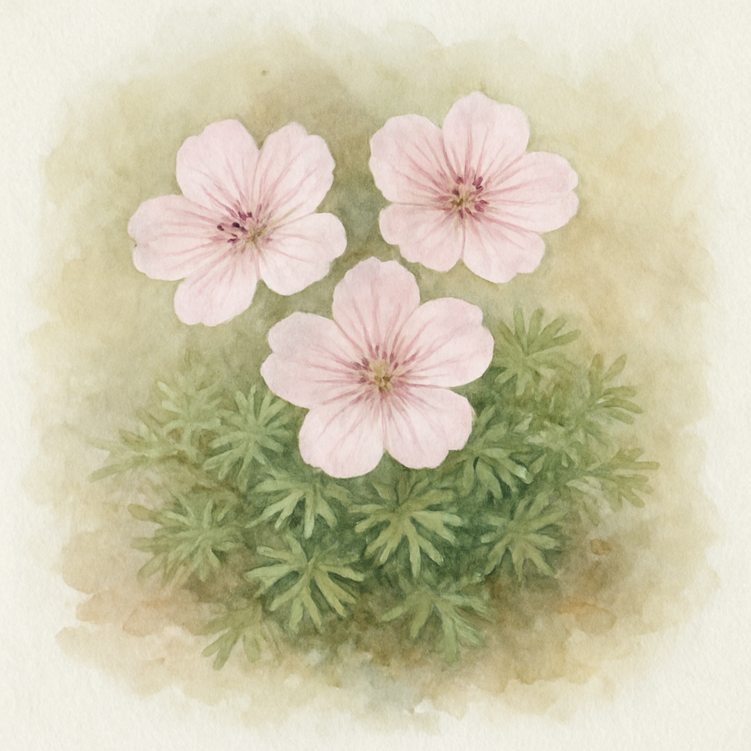 Geranium sanguineum nanum ‘Darcies Pale Pink’