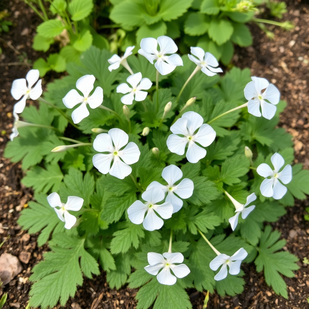 Geranium sanguineum Snowflake