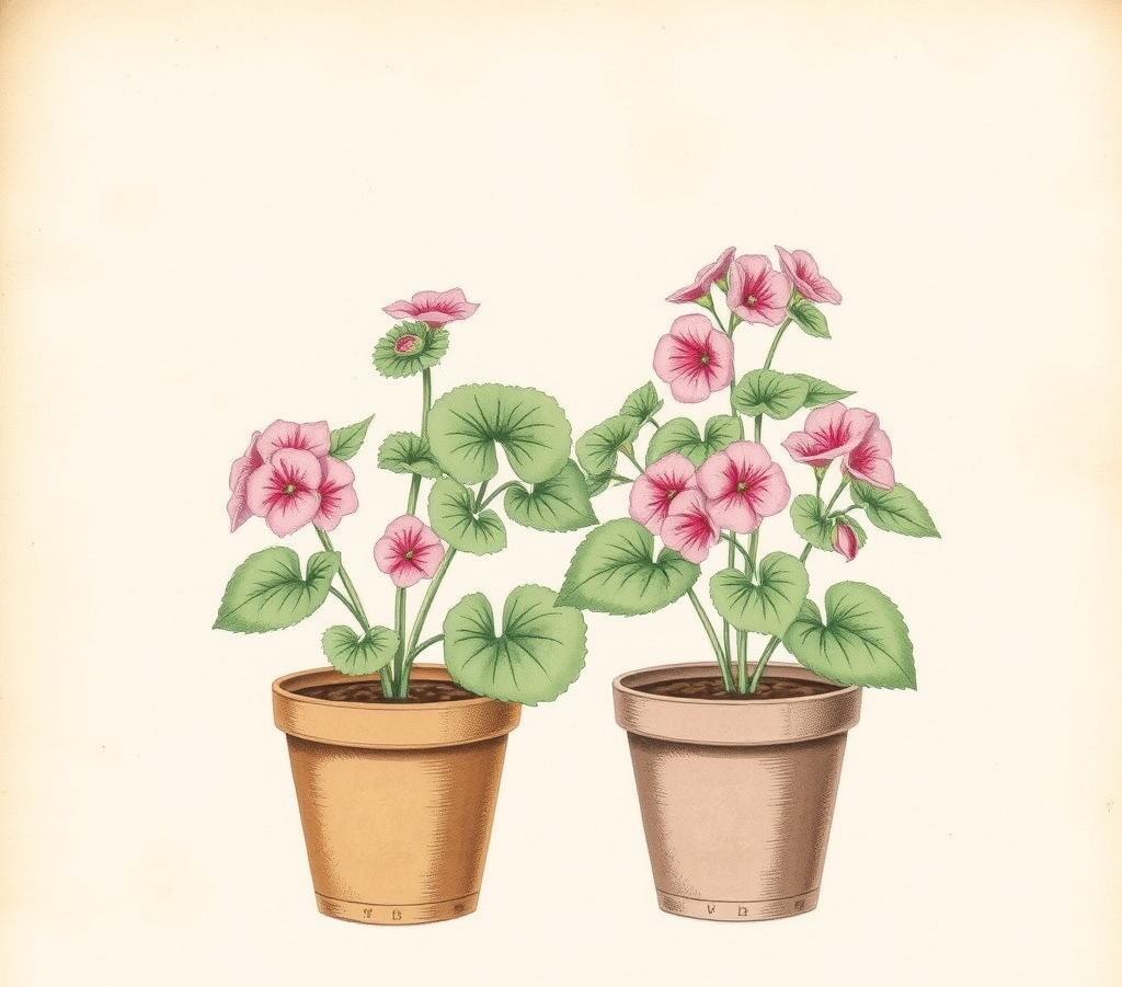 Scented Cola Geranium Pots x 2 | Fragrant Potted Plants